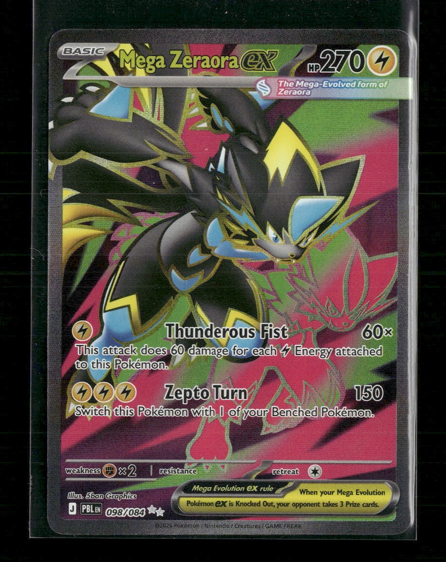 ME05: Pitch Black Mega Zeraora ex #098/084
