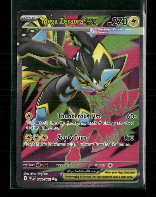 ME05: Pitch Black Mega Zeraora ex #098/084