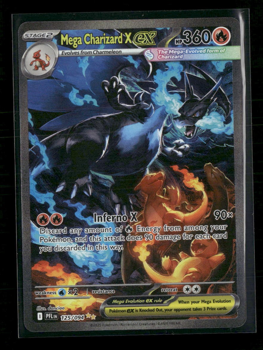 ME02: Phantasmal Flames Mega Charizard X ex #125/094