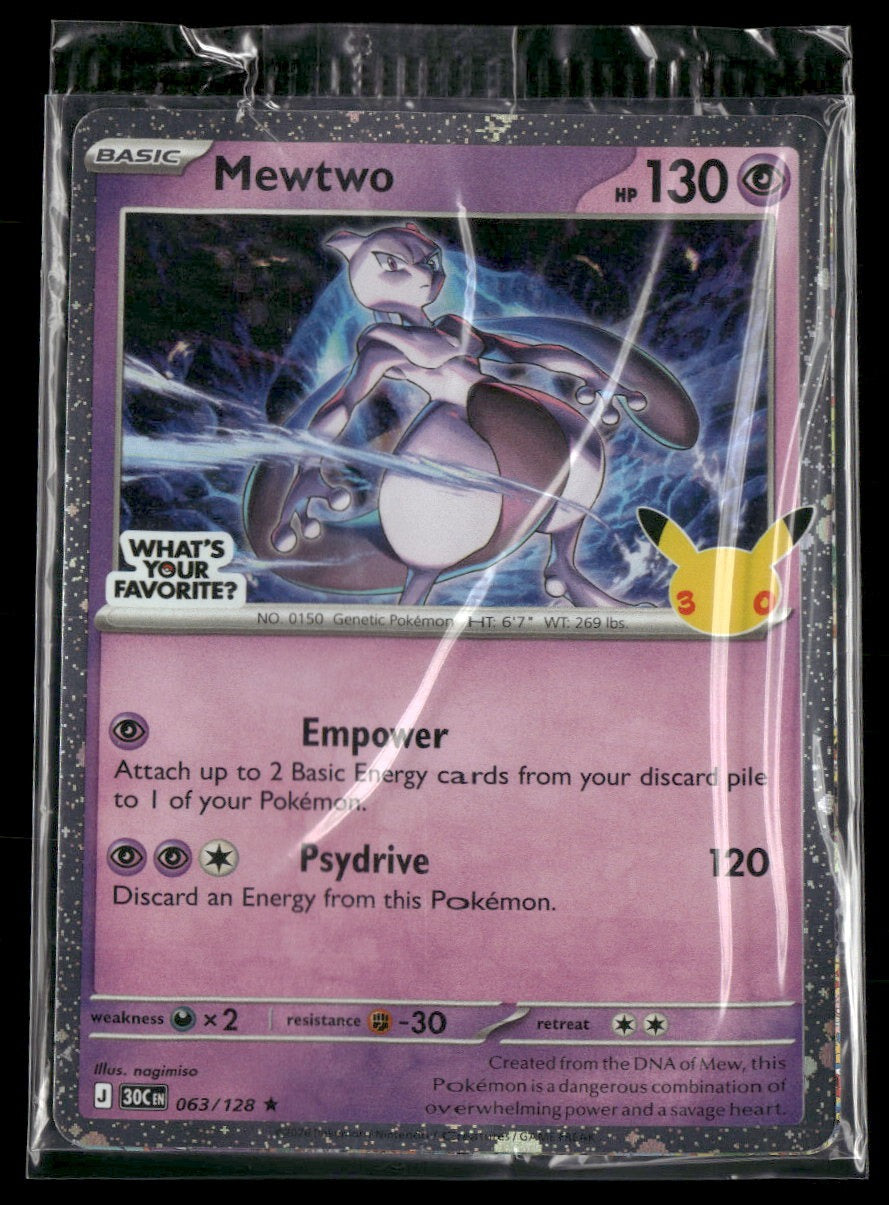 Miscellaneous Cards & Products Mewtwo #063/128