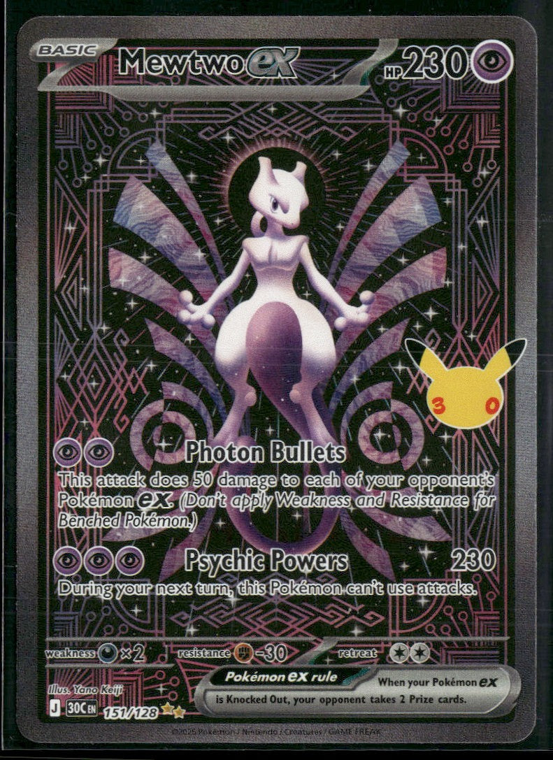 ME: 30th Celebration Mewtwo ex #151/128