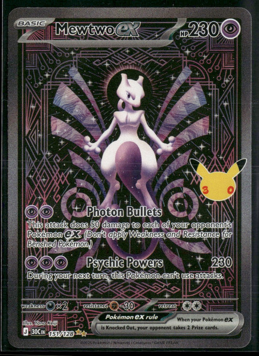 ME: 30th Celebration Mewtwo ex #151/128