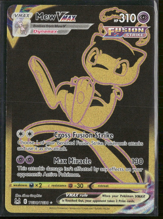 SWSH11: Lost Origin Trainer Gallery Mew VMAX (Secret) #TG30/TG30