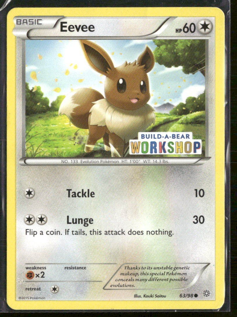 Miscellaneous Cards & Products Eevee #063/098 Damaged