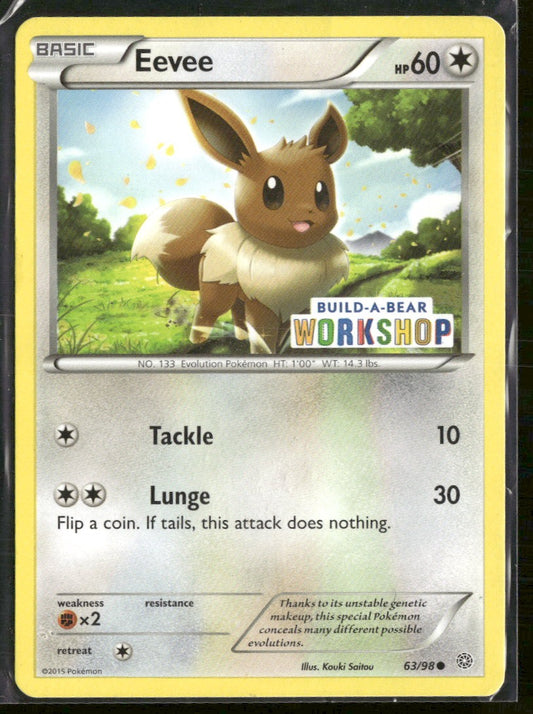 Miscellaneous Cards & Products Eevee #063/098 Damaged