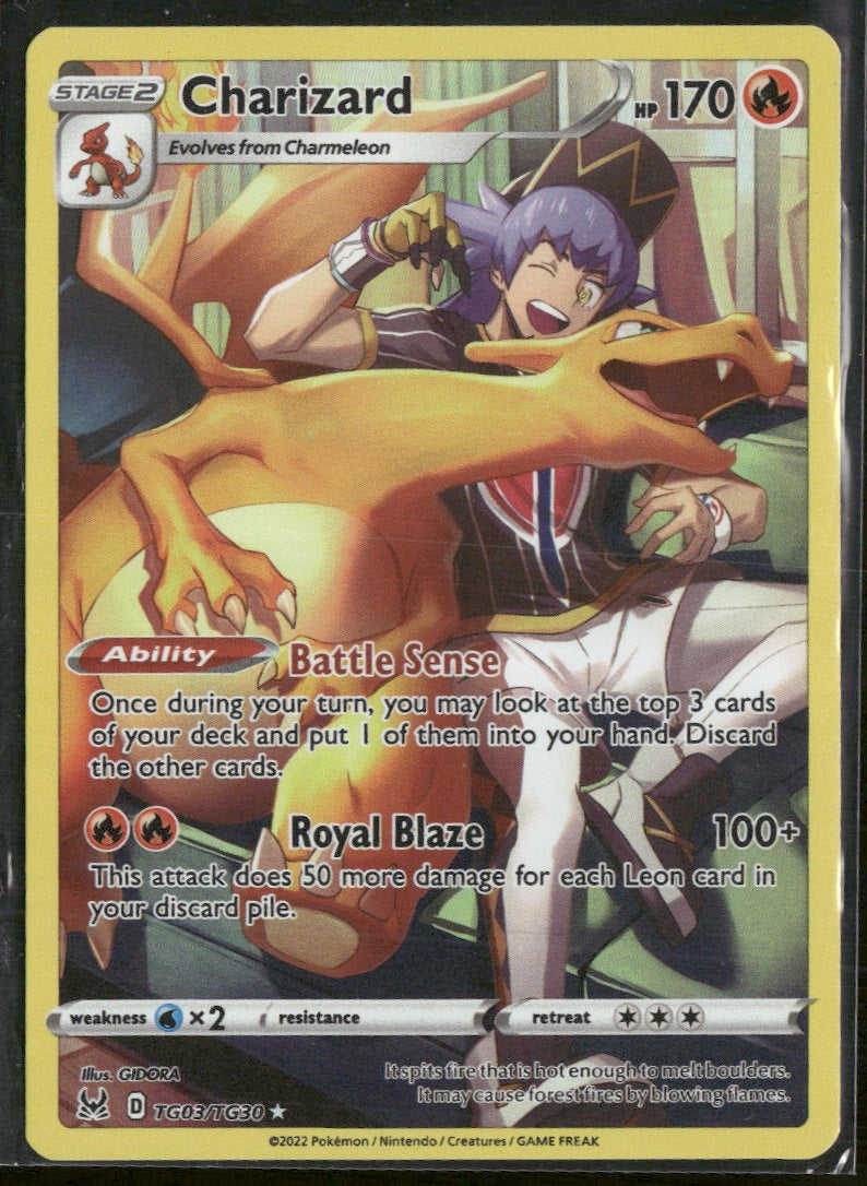 SWSH11: Lost Origin Trainer Gallery Charizard #TG03/TG30