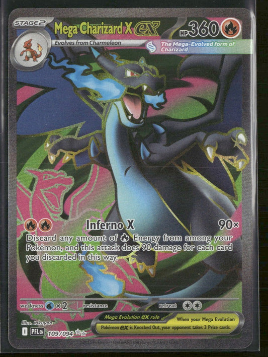 ME02: Phantasmal Flames Mega Charizard X ex #109/094