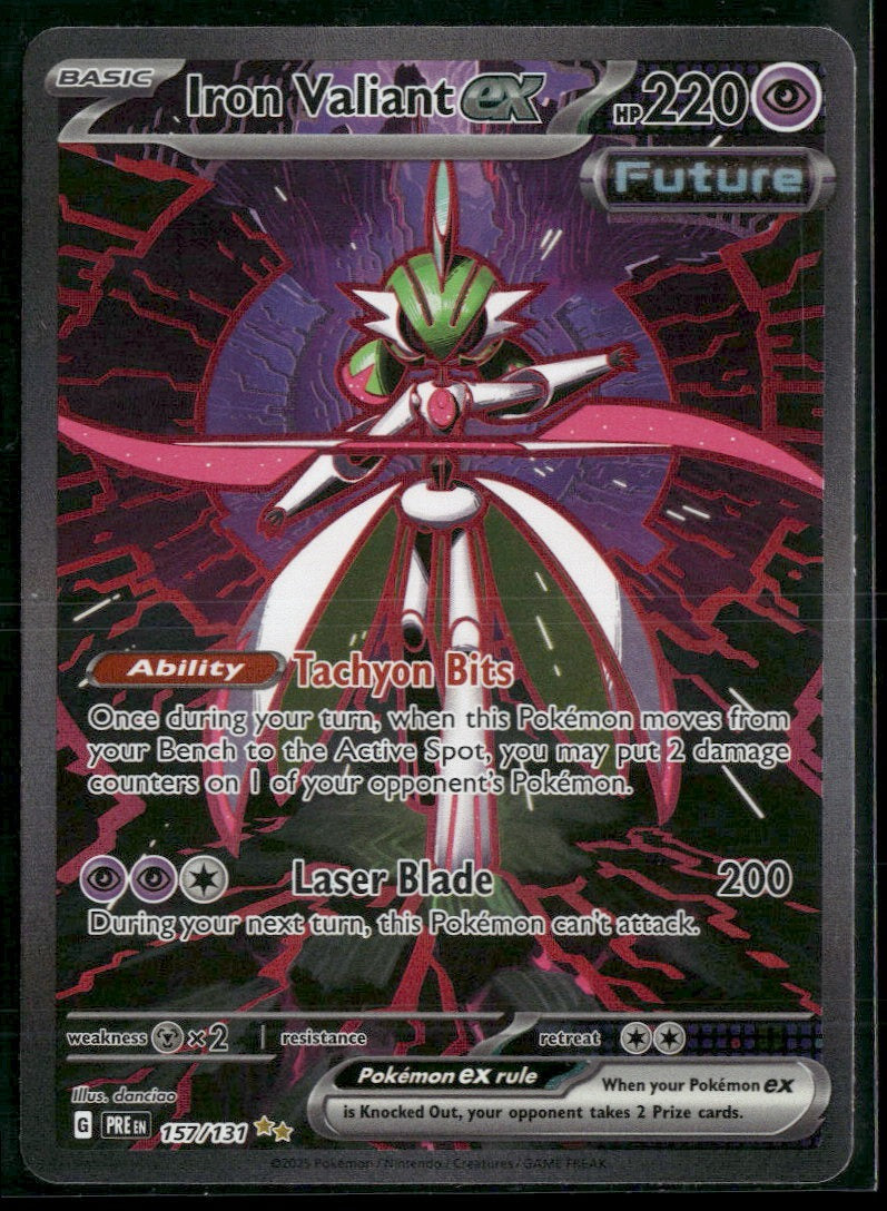 SV: Prismatic Evolutions Iron Valiant ex #157/131