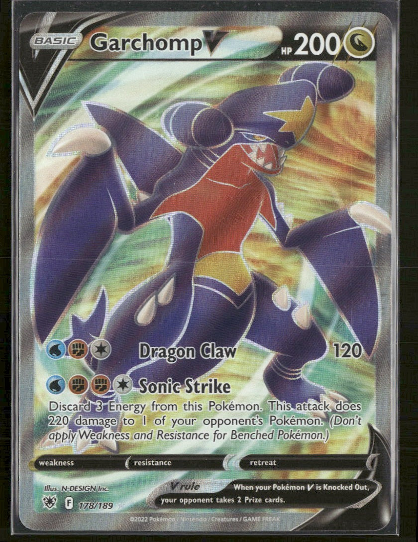 SWSH10: Astral Radiance Garchomp V (Full Art) #178/189