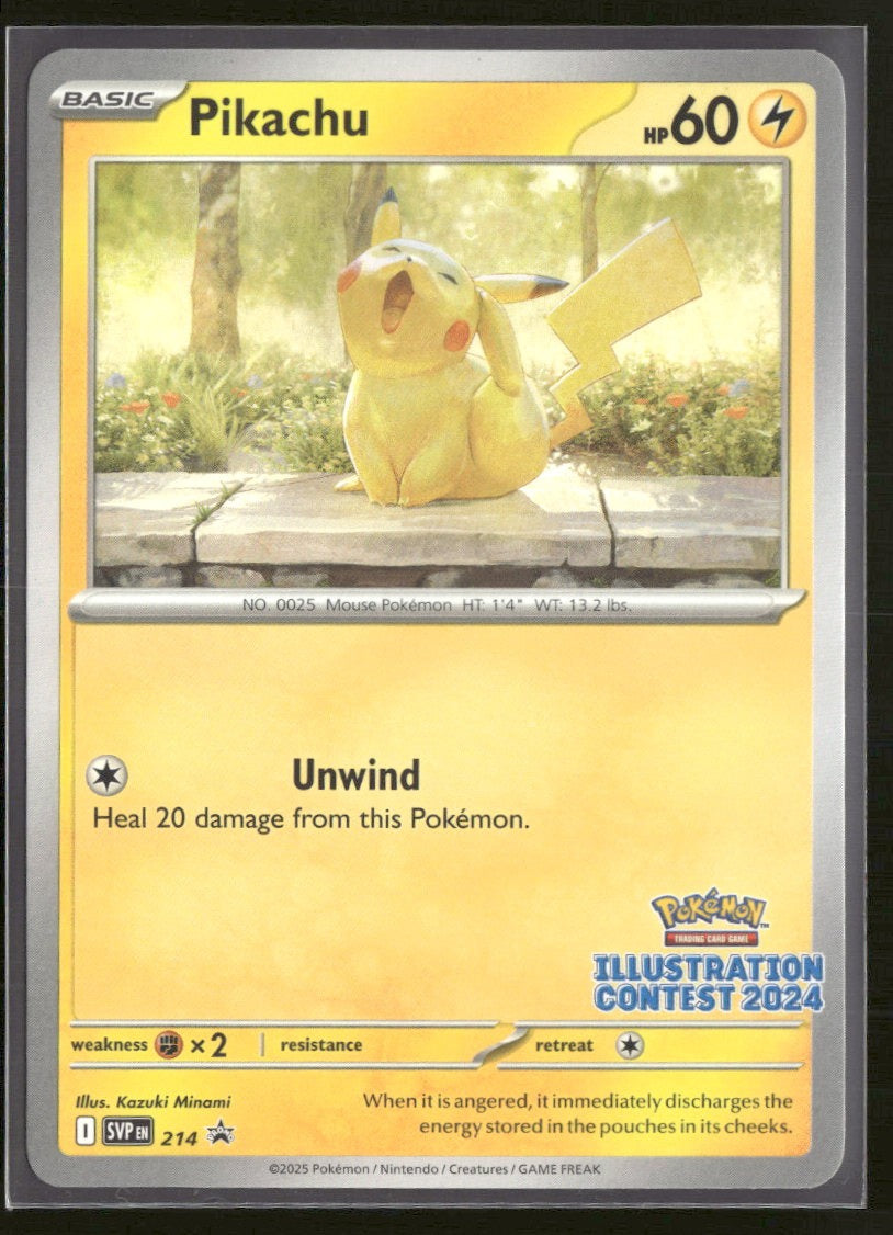 SV: Scarlet & Violet Promo Cards Pikachu #214