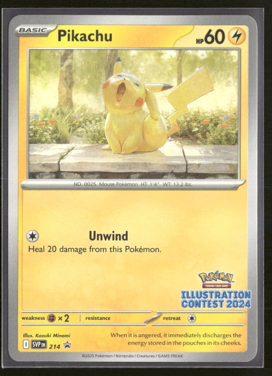 SV: Scarlet & Violet Promo Cards Pikachu #214