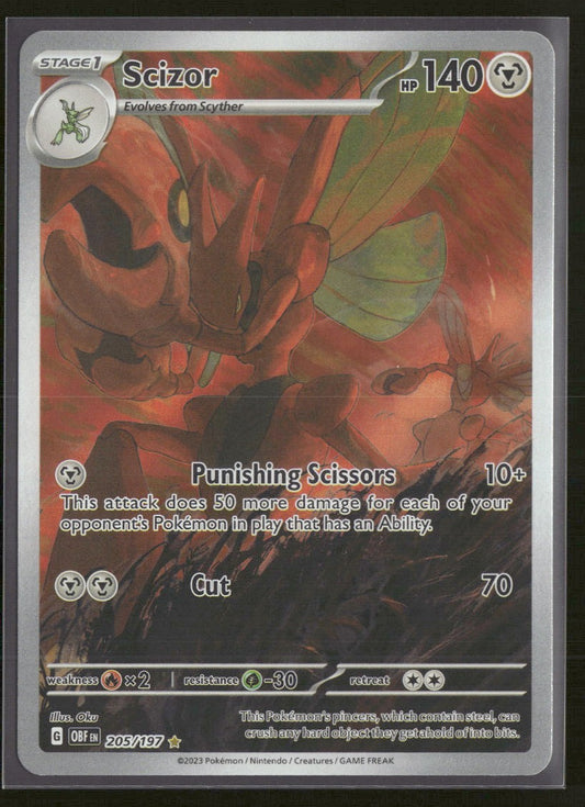 SV03: Obsidian Flames Scizor #205/197