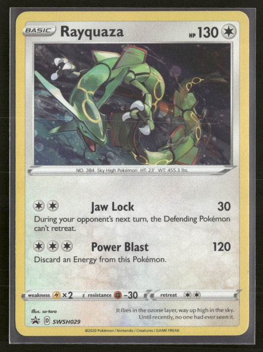 SWSH: Sword & Shield Promo Cards Rayquaza #SWSH029