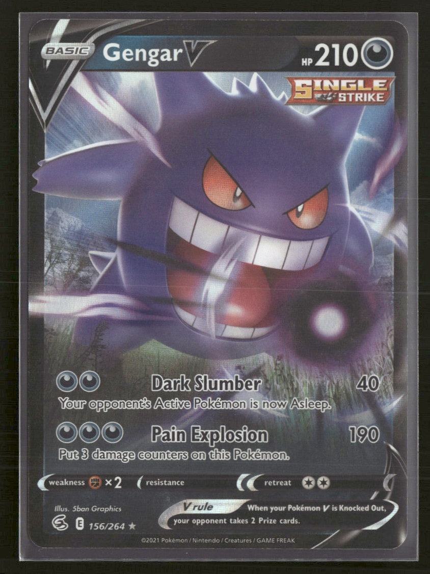 SWSH08: Fusion Strike Gengar V #156/264
