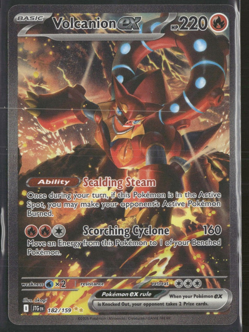 SV09: Journey Together Volcanion ex #182/159