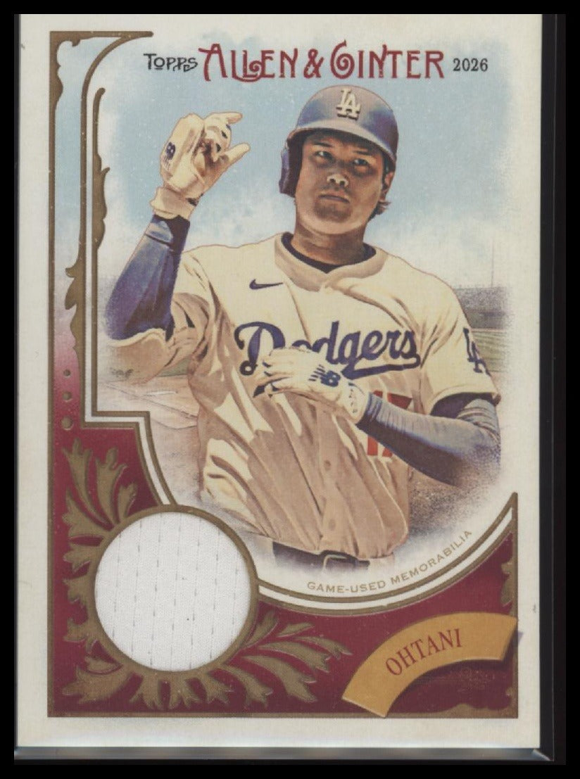 2026 Topps Allen & Ginter Full-Size Relic A Shohei Ohtani #FSRA-SO