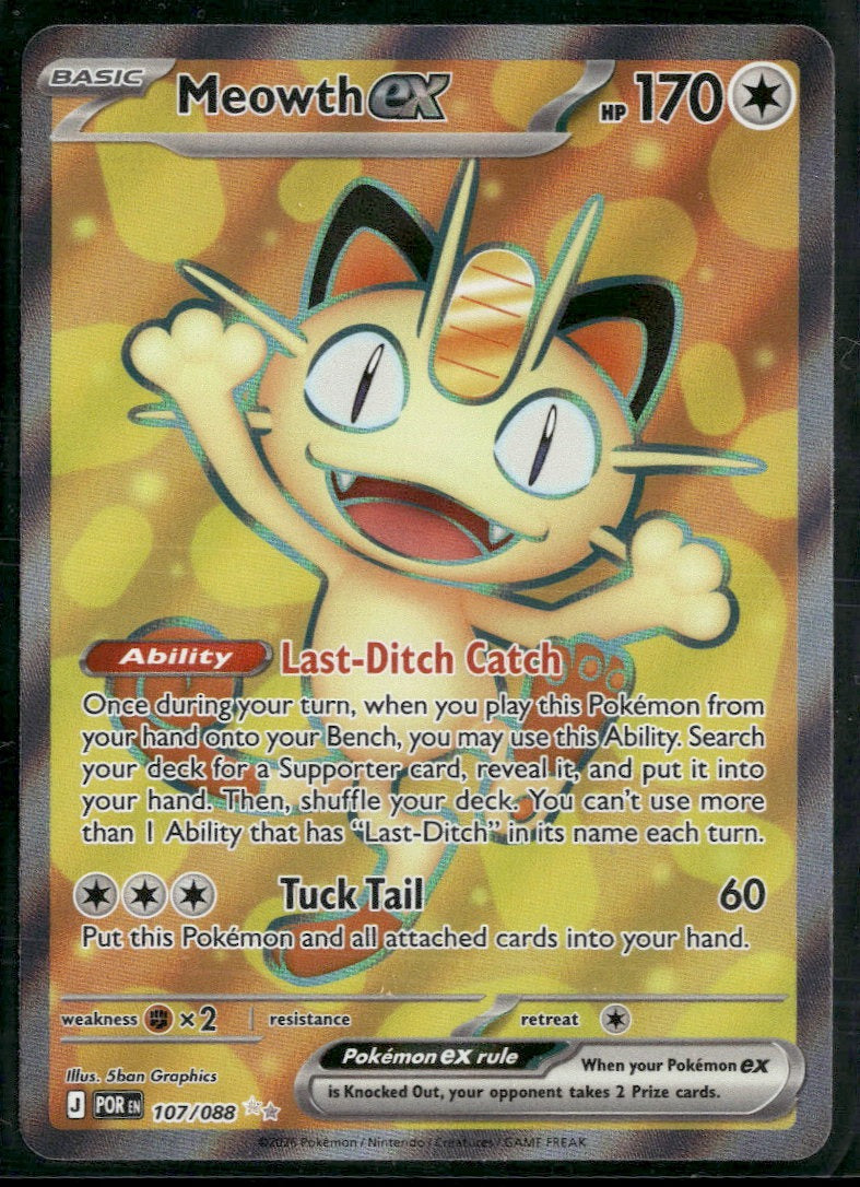 ME03: Perfect Order Meowth ex #107/088