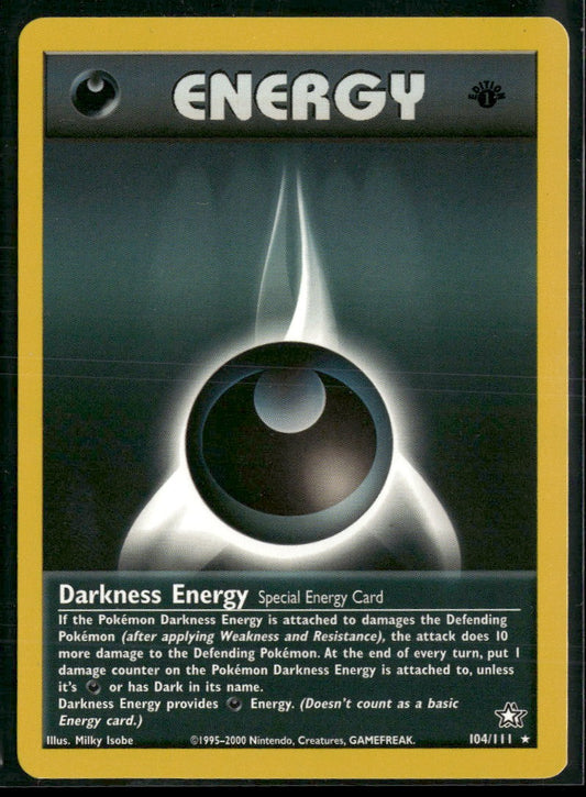 Neo Genesis Darkness Energy #104/111