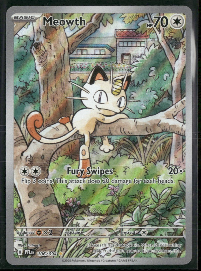 ME02: Phantasmal Flames Meowth #106/094