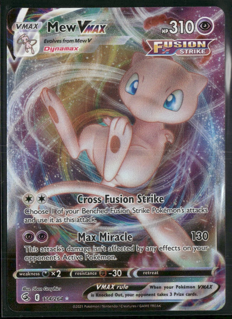 SWSH08: Fusion Strike Mew VMAX #114/264