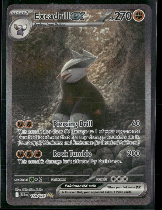 SV: Black Bolt Excadrill ex #168/086