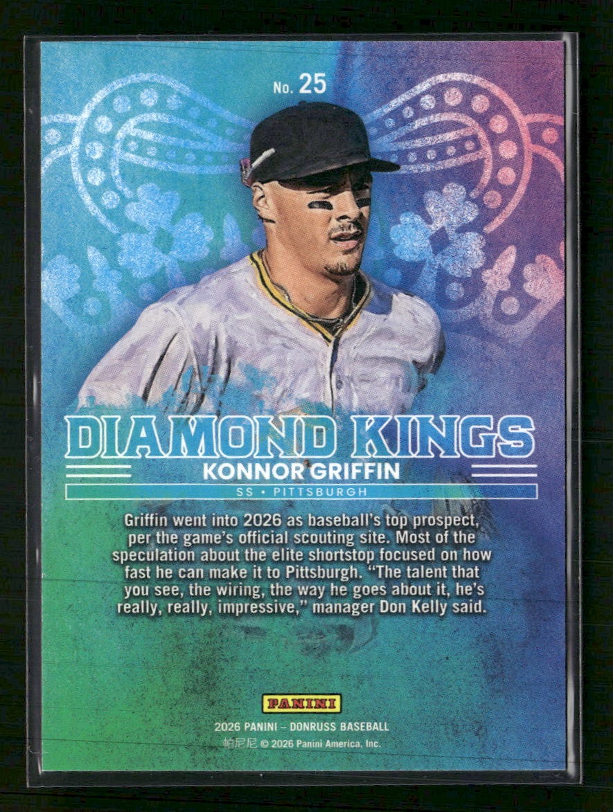 2026 Donruss Diamond Kings Konnor Griffin #25