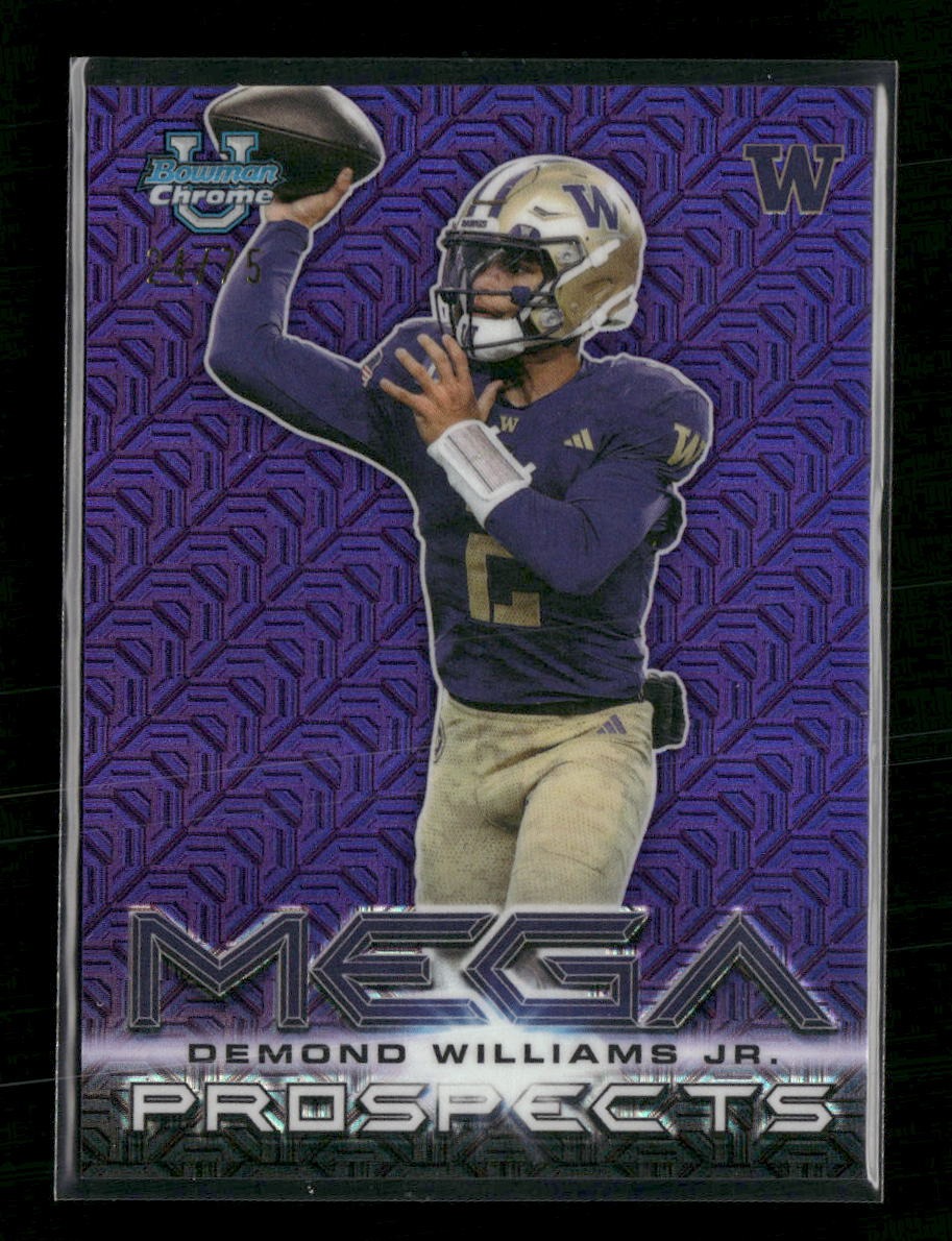 2026 Bowman Mega Prospects Purple Mojo Demond Williams Jr. #/75 #MP-7