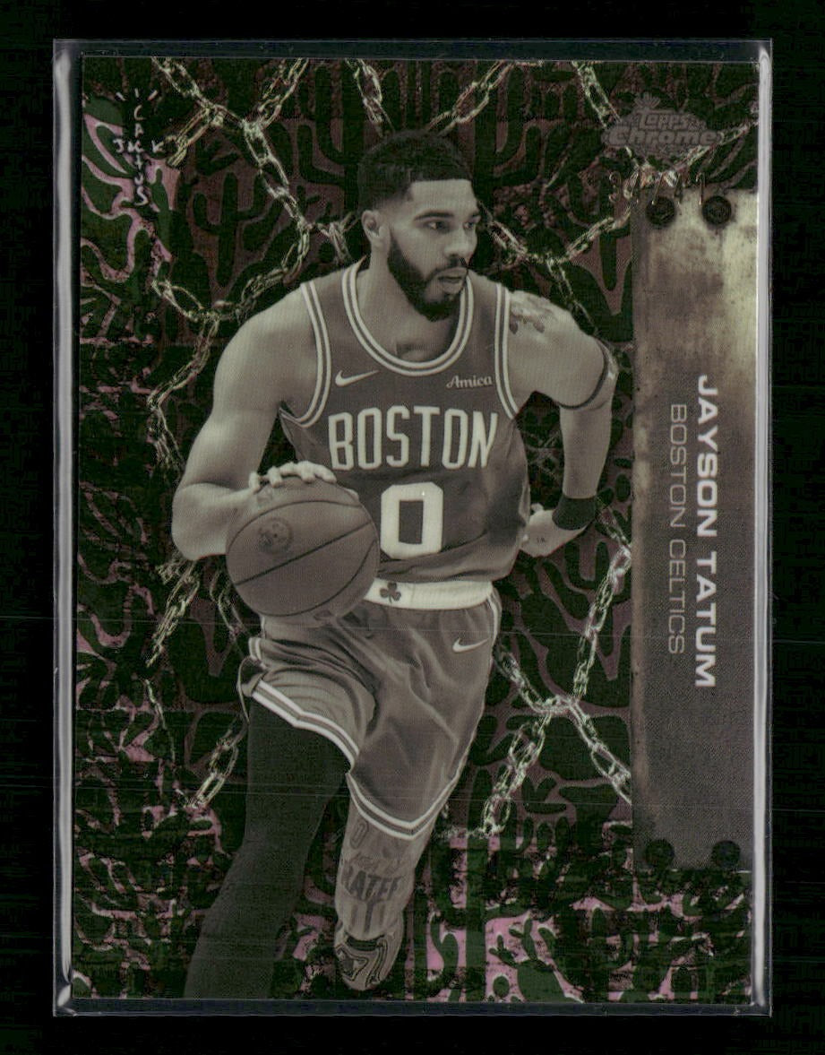 2025-26 Topps Chrome Cactus Jack Refractor #/41 Jayson Tatum #1
