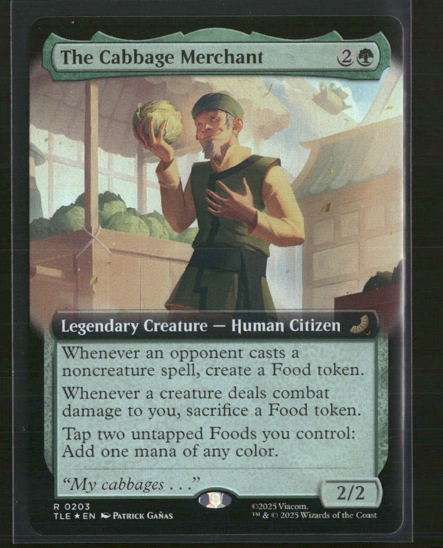Avatar The Last Airbender Eternal-Legal The Cabbage Merchant (Extended Art) #203