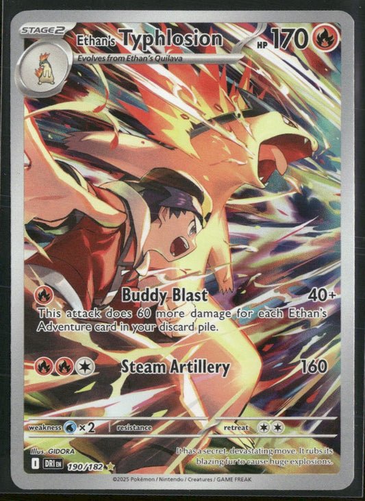 SV10: Destined Rivals Ethan's Typhlosion #190/182