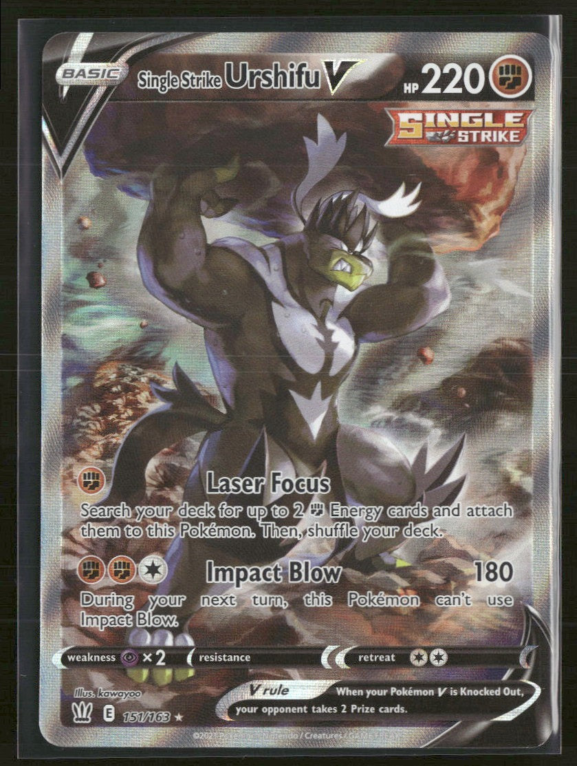 SWSH05: Battle Styles Single Strike Urshifu V (Alternate Full Art) #151/163