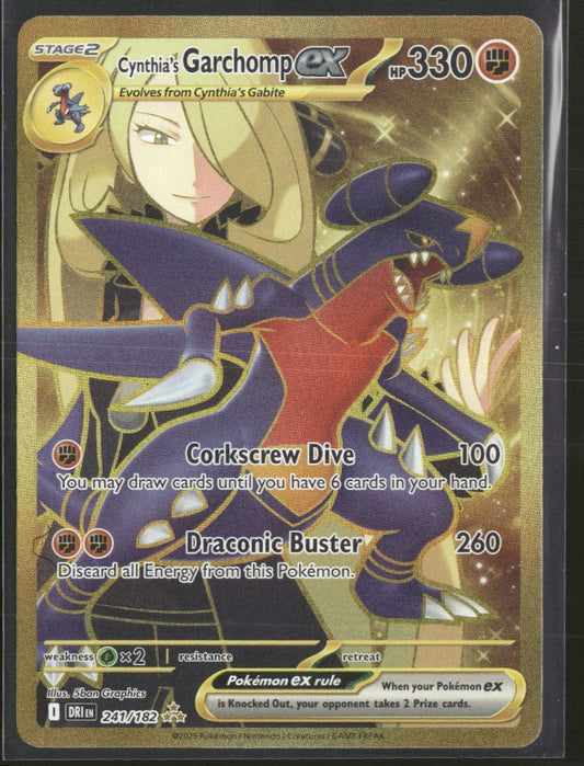 SV10: Destined Rivals Cynthia's Garchomp ex #241/182