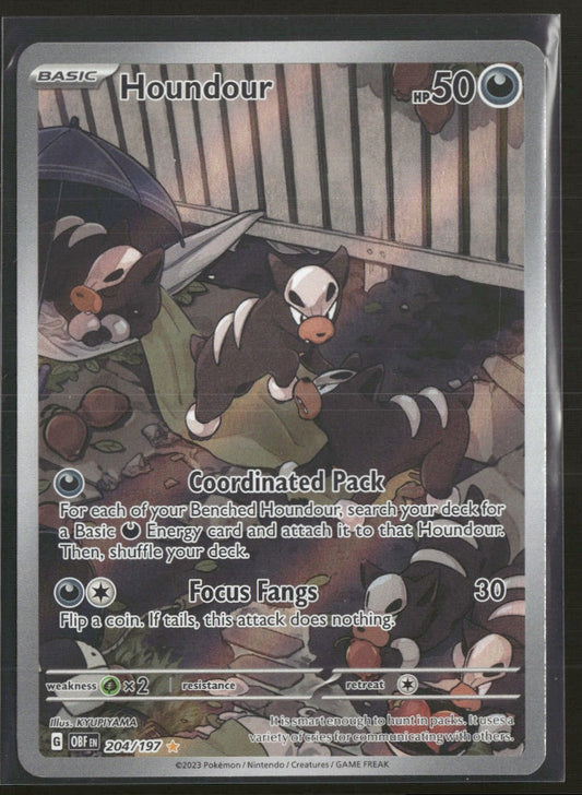 SV03: Obsidian Flames Houndour #204/197