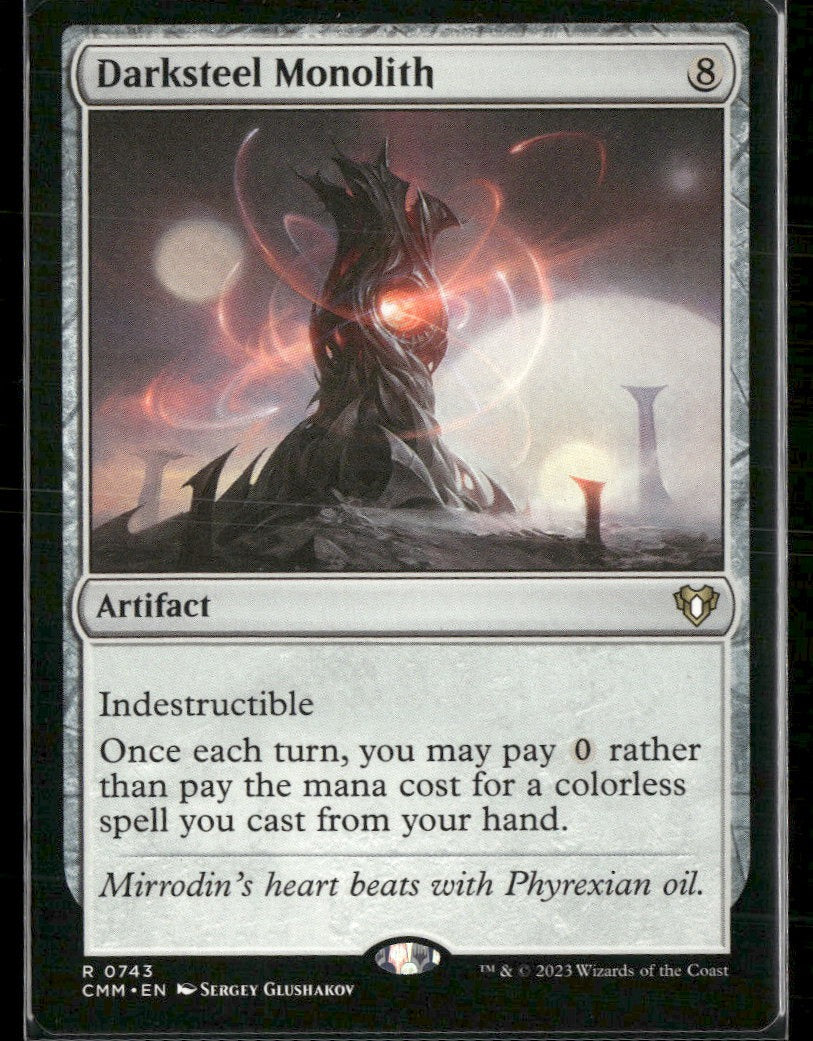 Commander Masters Darksteel Monolith #743