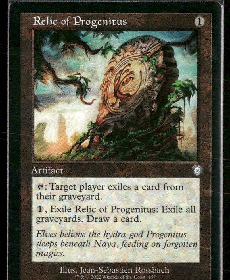 Commander: The Brothers' War Relic of Progenitus (Retro Frame) #157