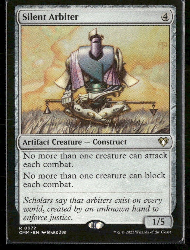 Commander Masters Silent Arbiter #972