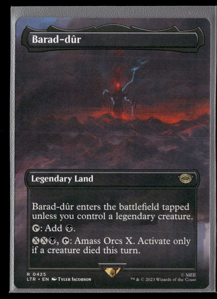 Universes Beyond: LTR: Tales of Middle-earth Barad-dur (0425) (Borderless) #425
