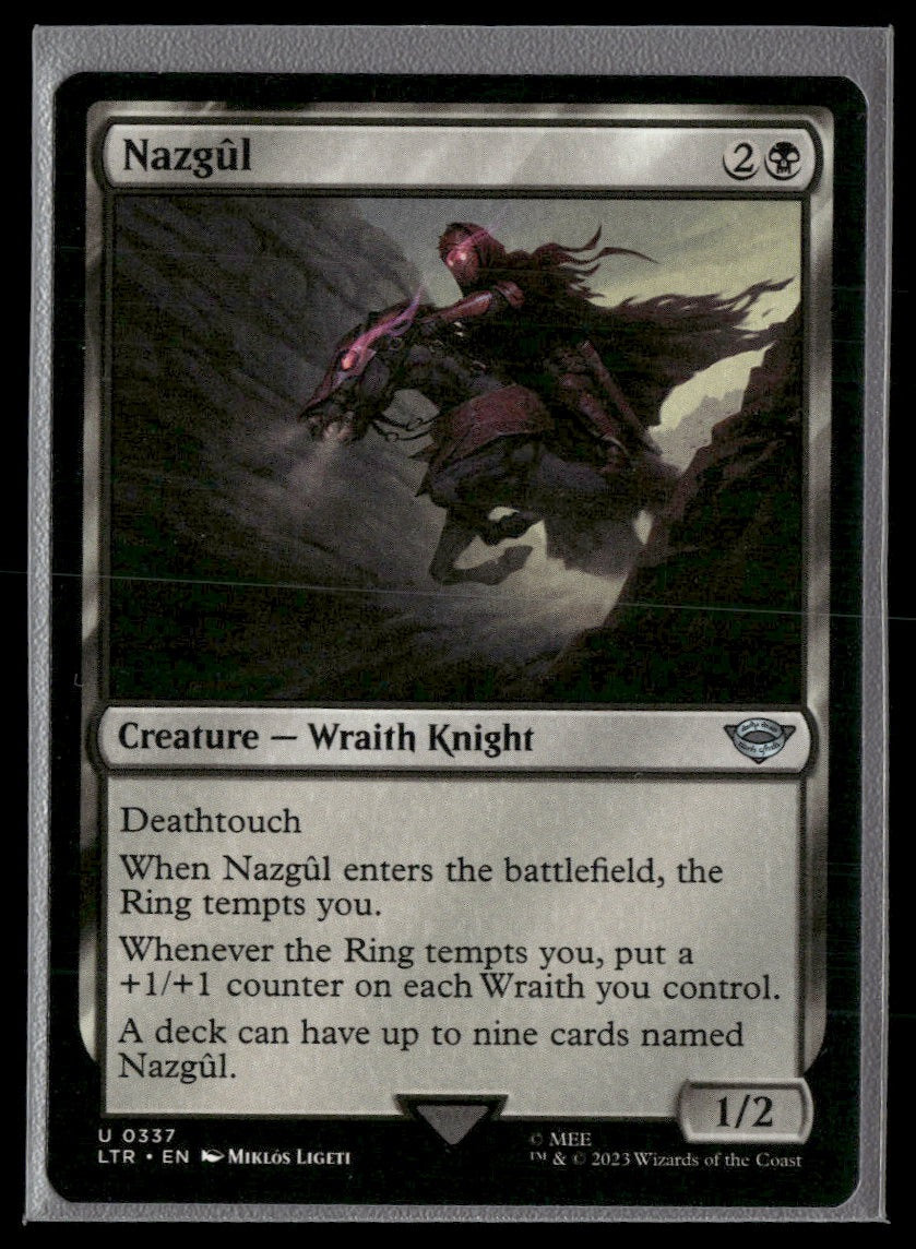 Universes Beyond: LTR : Tales of Middle-earth Nazgul (0337) #337