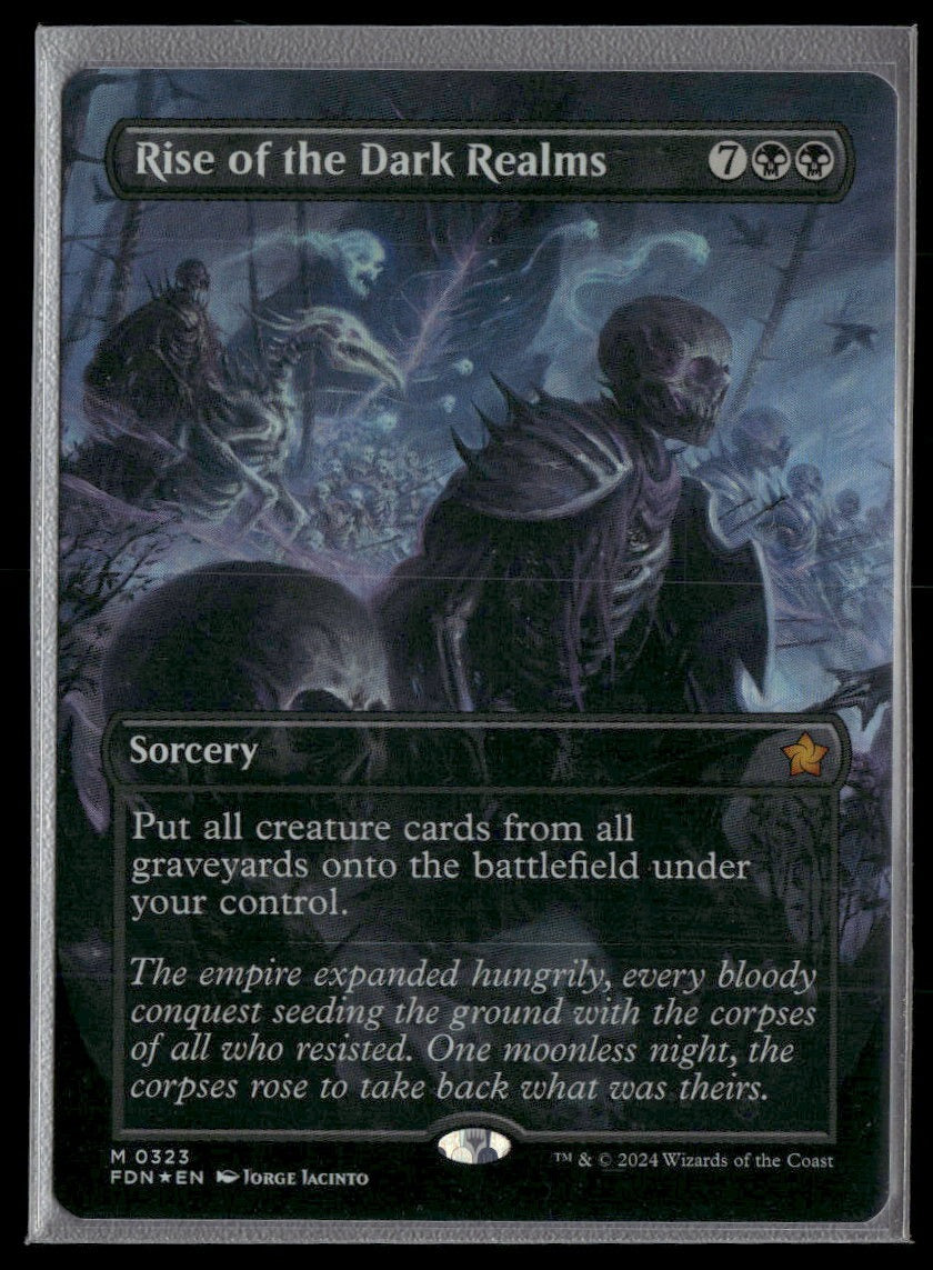 Foundations Rise of the Dark Realms (Borderless) Foil #323