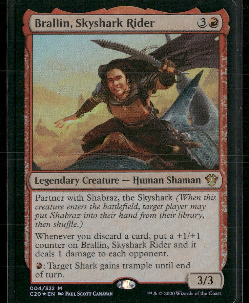 Commander 2020 Brallin, Skyshark Rider Foil #4