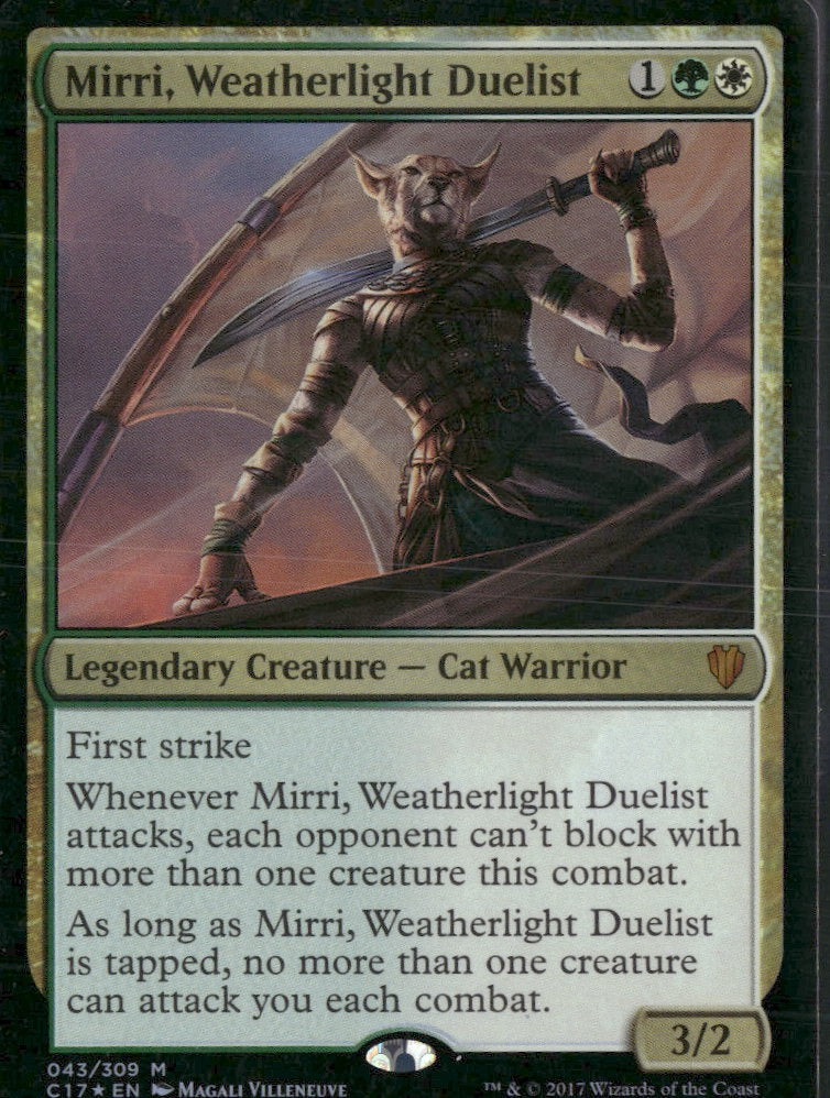 Commander 2017 Mirri, Weatherlight Duelist Foil #43