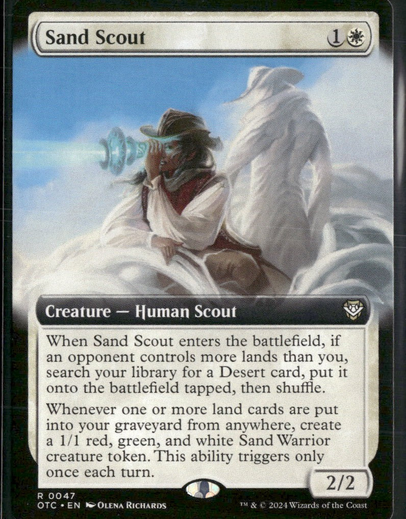 Commander: Outlaws of Thunder Junction Sand Scout (Extended Art) #47