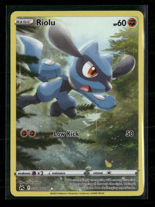 SWSH: Crown Zenith: Galarian Gallery Riolu #GG26/GG70