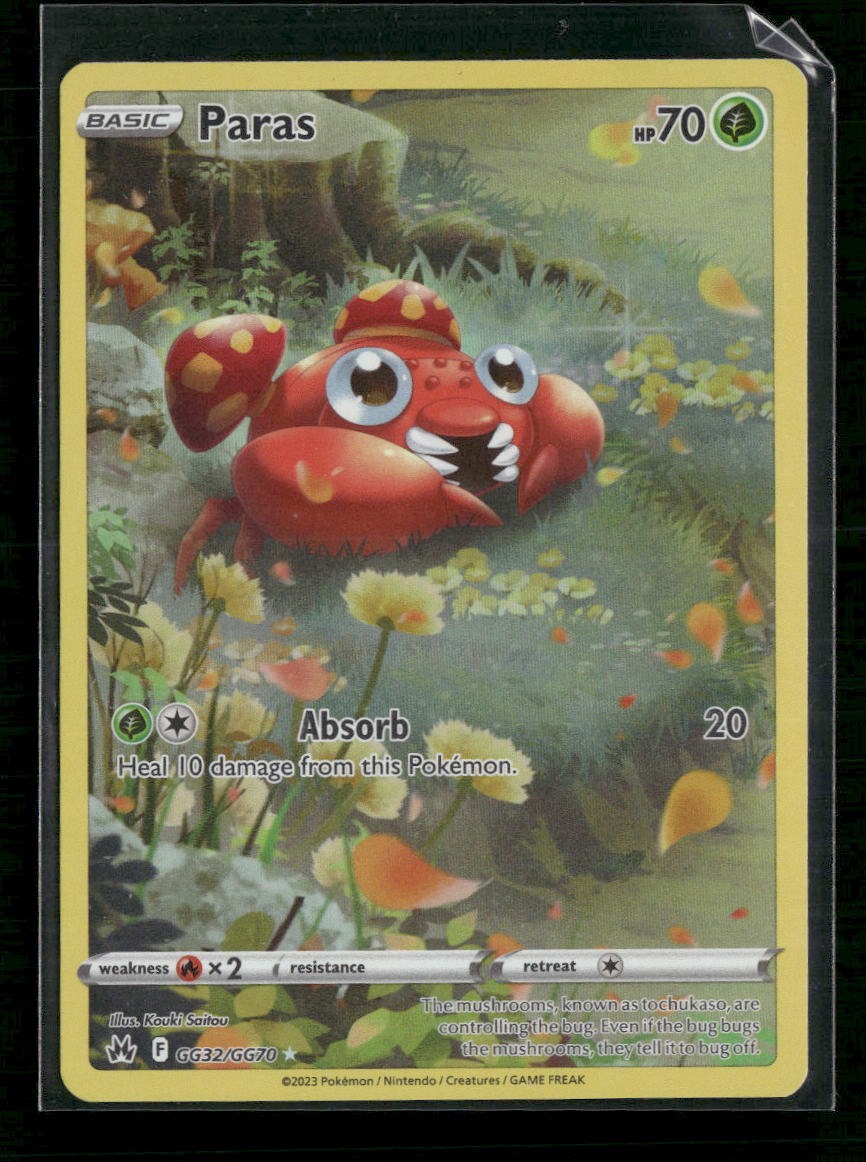 SWSH: Crown Zenith: Galarian Gallery Paras #GG32/GG70