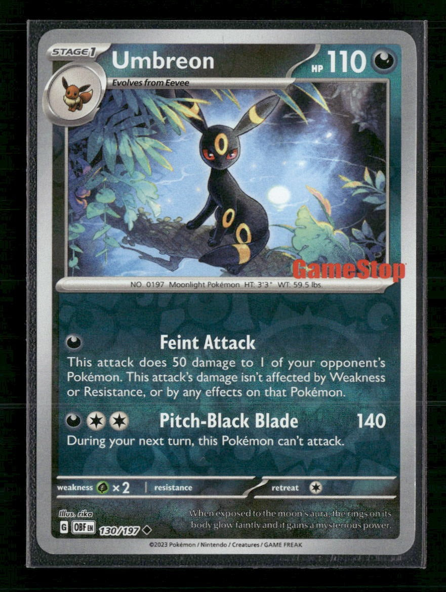 Miscellaneous Cards & Products Umbreon #130/197