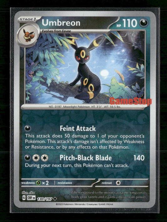Miscellaneous Cards & Products Umbreon #130/197