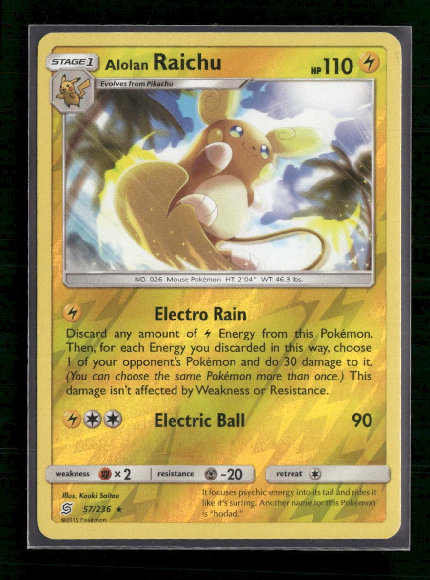 SM - Unified Minds Alolan Raichu #57/236