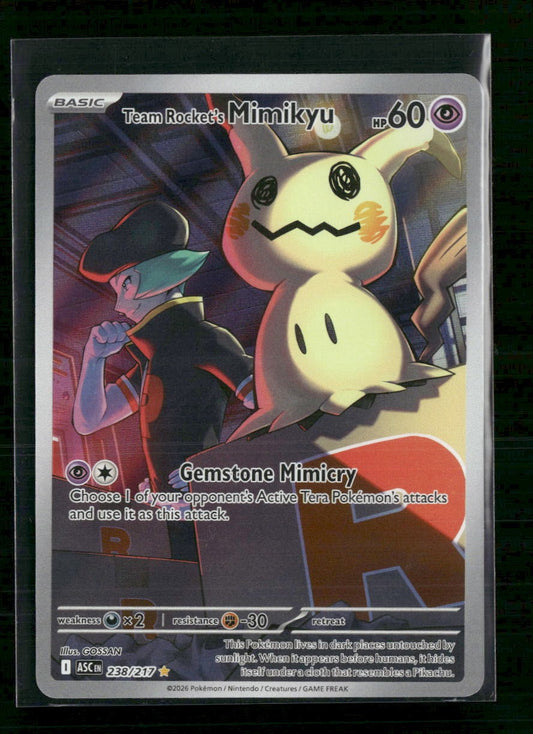 ME: Ascended Heroes Team Rocket's Mimikyu #238/217