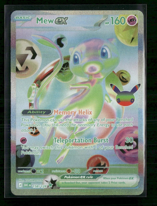 ME: 30th Celebration Mew ex #158/128