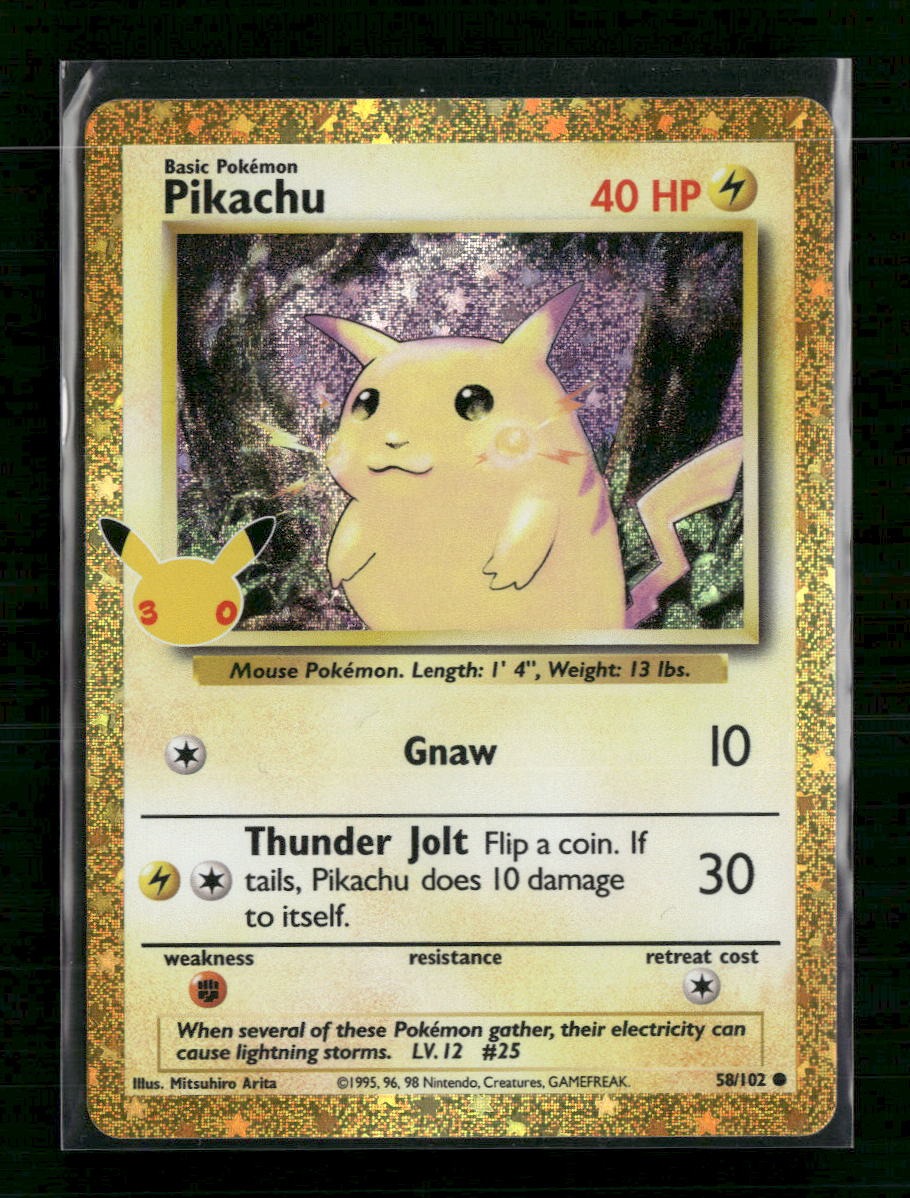ME: 30th Celebration Classic Collection Pikachu #58/102